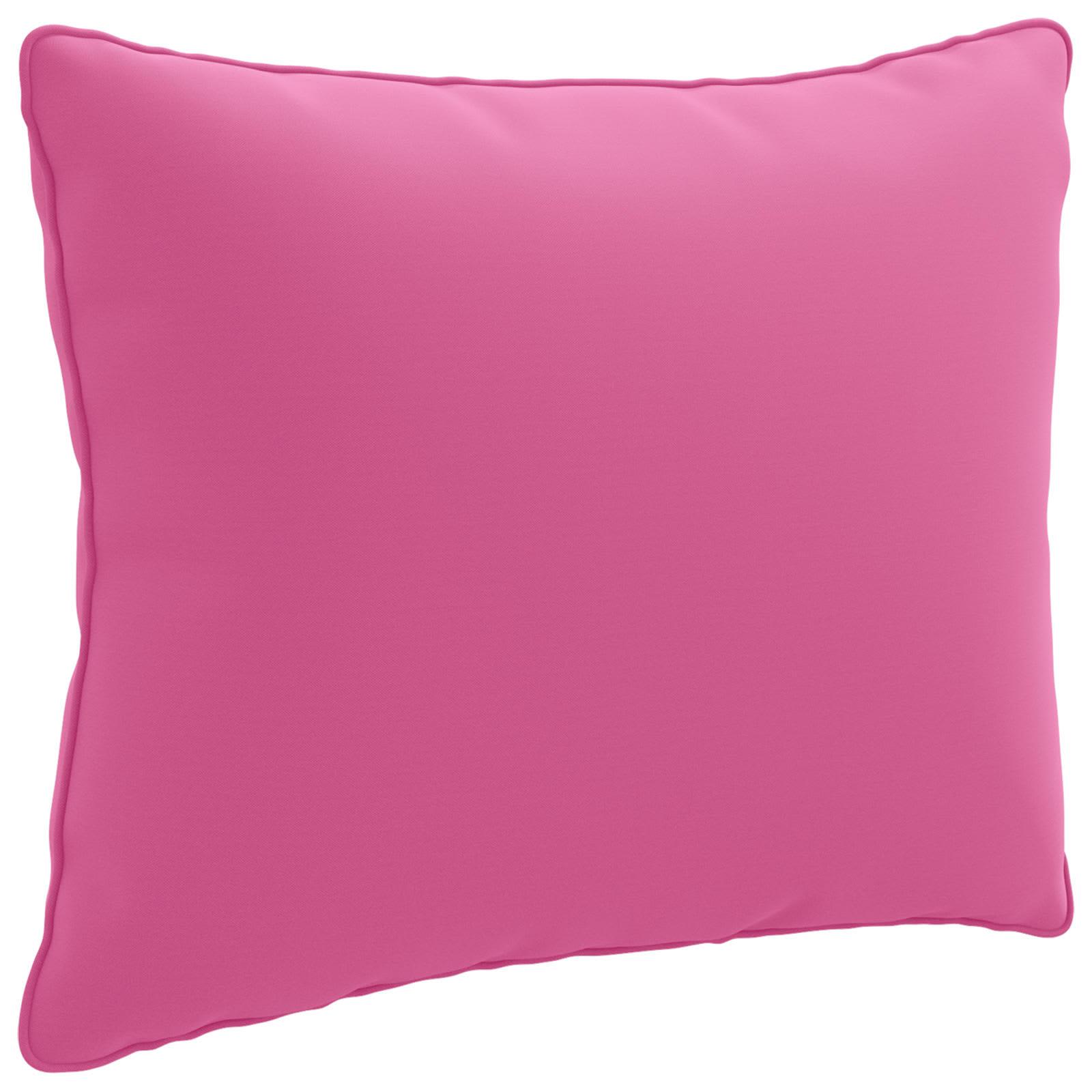 Rygpude PUTTEN i polyester til stol og havemøbler - lyserød 60 x 40 x 15 cm
