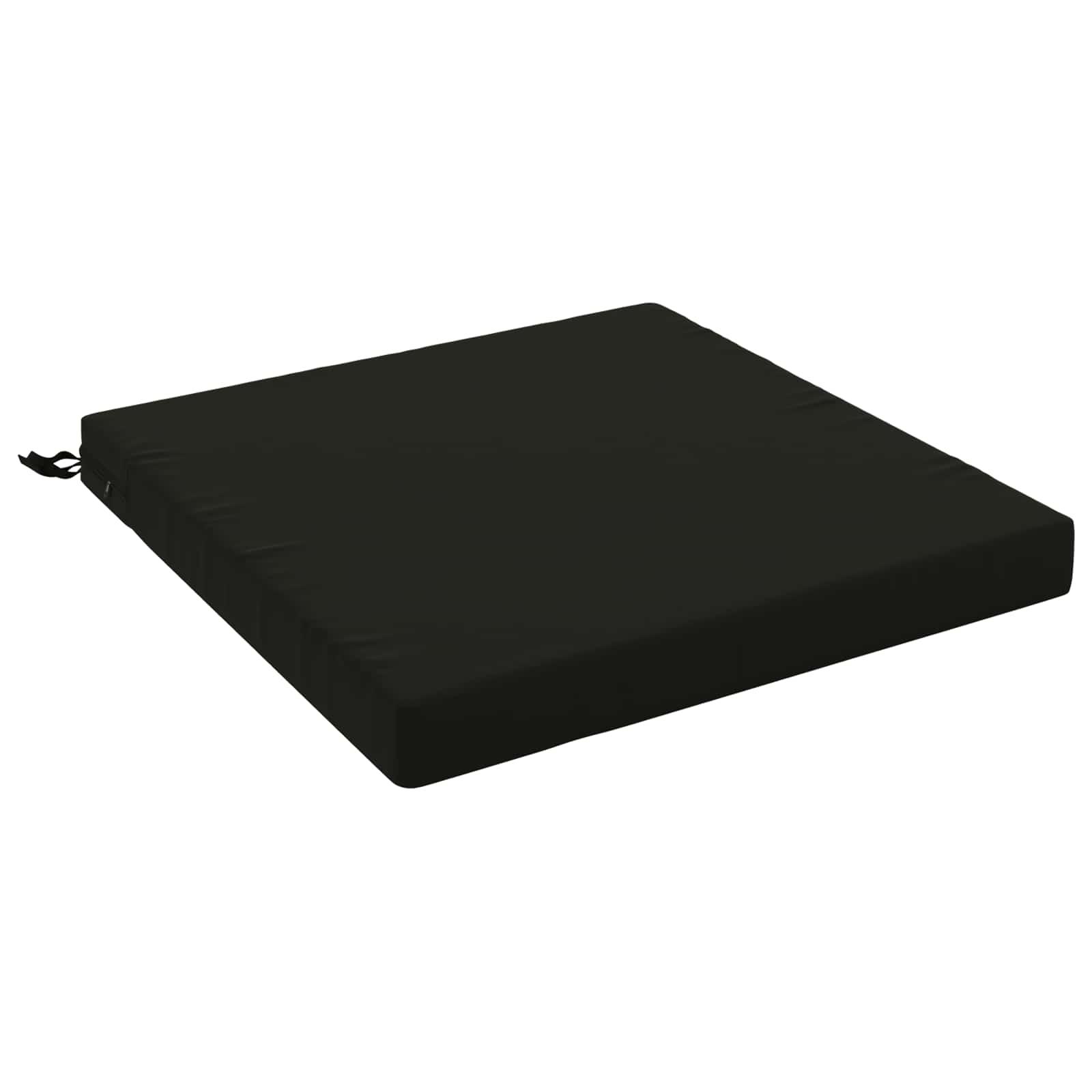 Sædepude SOEST 60 x 60 x 7 cm i sort polyester