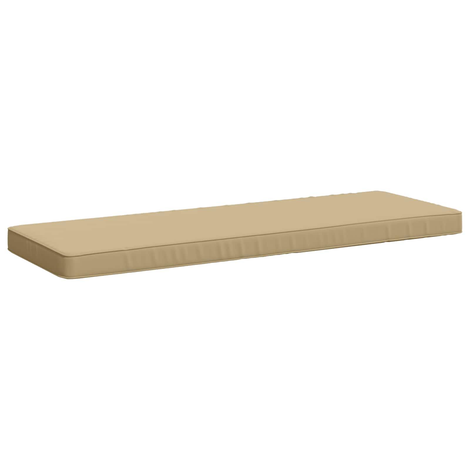 Bænkepude VUGHT beige 110 x 40 x 5 cm