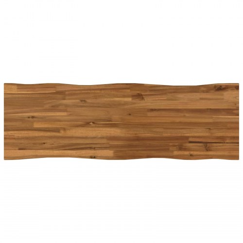 Bordplade i massivt akacietræ med live edge - 100 x 40 cm