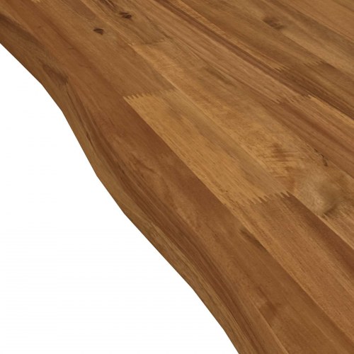 Bordplade i massivt akacietræ med live edge - 100 x 40 cm