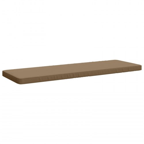 Bænkepude VUGHT gråbrun 140 x 50 x 5 cm i 100% polyester