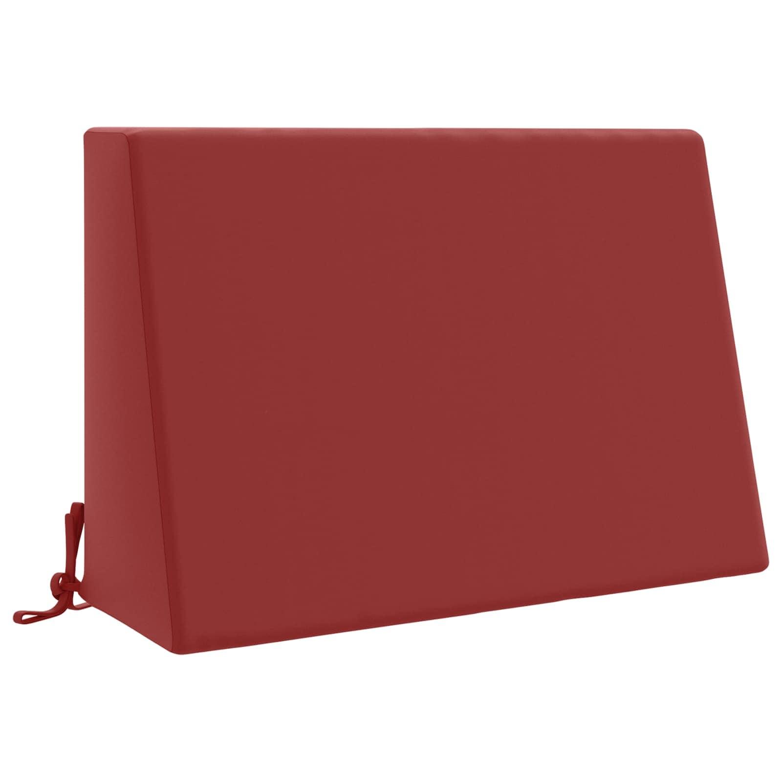 Ryghynde SOEST i polyester til stol og pallemøbler - vinrød 60 x 20 x 40 cm