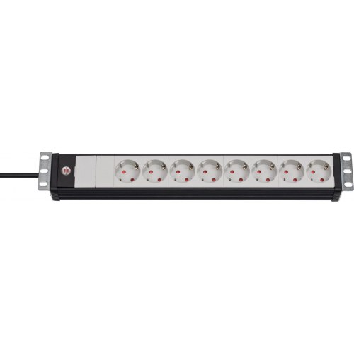 Brennenstuhl Premium-Line 19" stikdåse 8 udtag 3 m