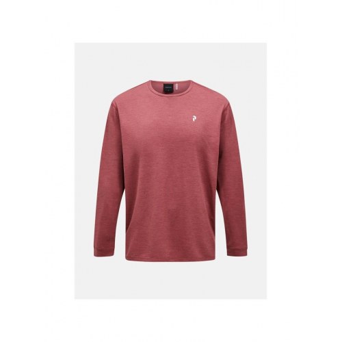 Peak Performance M Trail langærmet T-shirt til herre rød L
