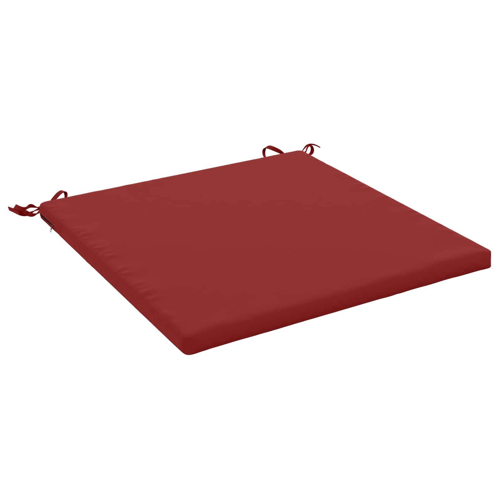 Sædepude SOEST 100% polyester vinrød 70 x 70 x 3 cm