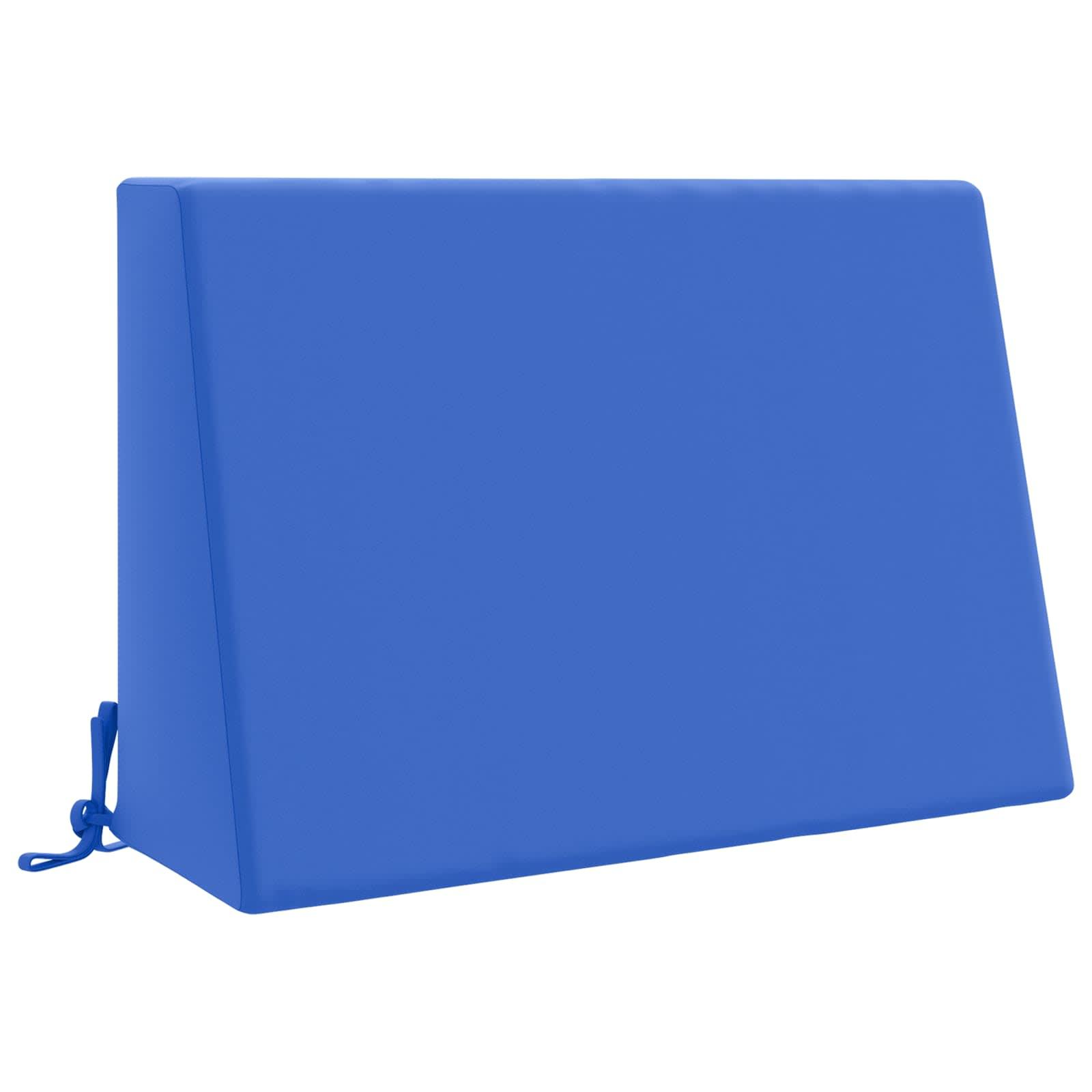 Ryghynde SOEST i 100% polyester til stol og bænk - kongeblå 60 x 20 x 40 cm