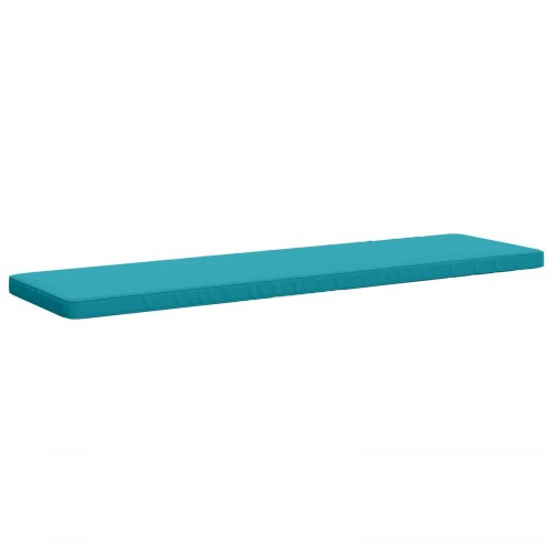Bænkepude VUGHT i 100% polyester turkis 180 x 50 x 5 cm