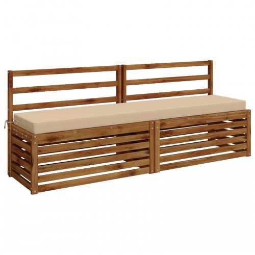 Bænkpude SOEST cremefarvet 170 x 40 x 8 cm i 100% polyester