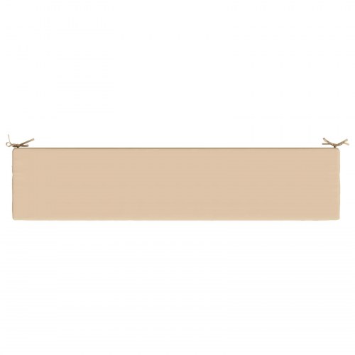 Bænkpude SOEST cremefarvet 170 x 40 x 8 cm i 100% polyester
