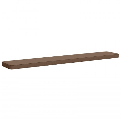 Bænkepude VUGHT 100% polyester gråbrun 180 x 30 x 5 cm
