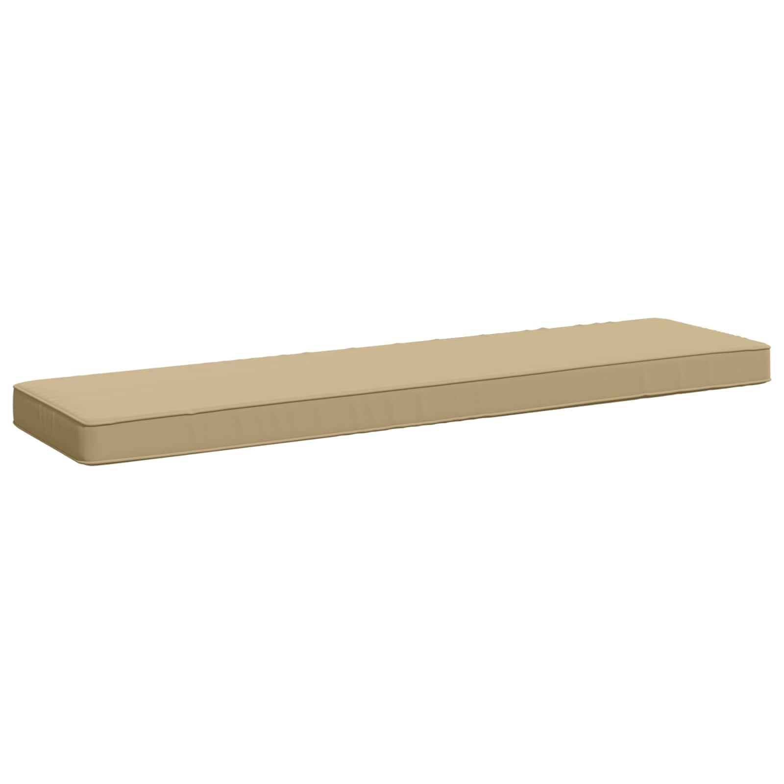 Bænkepude VUGHT beige 110 x 30 x 5 cm i 100% polyester