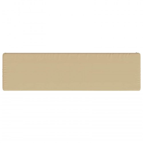 Bænkepude VUGHT beige 110 x 30 x 5 cm i 100% polyester