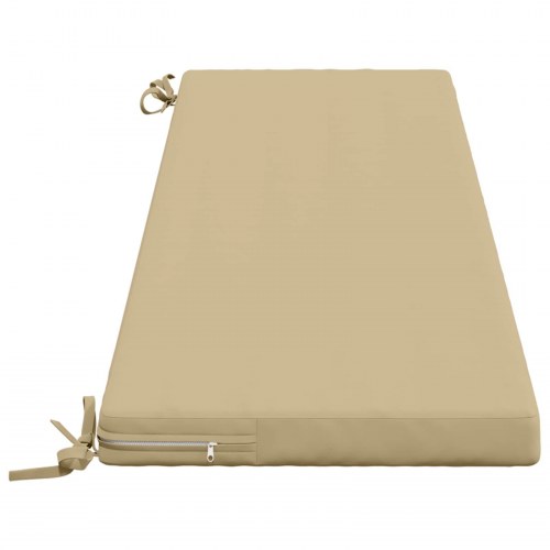 Bænkpude SOEST - beige 160 x 40 x 5 cm