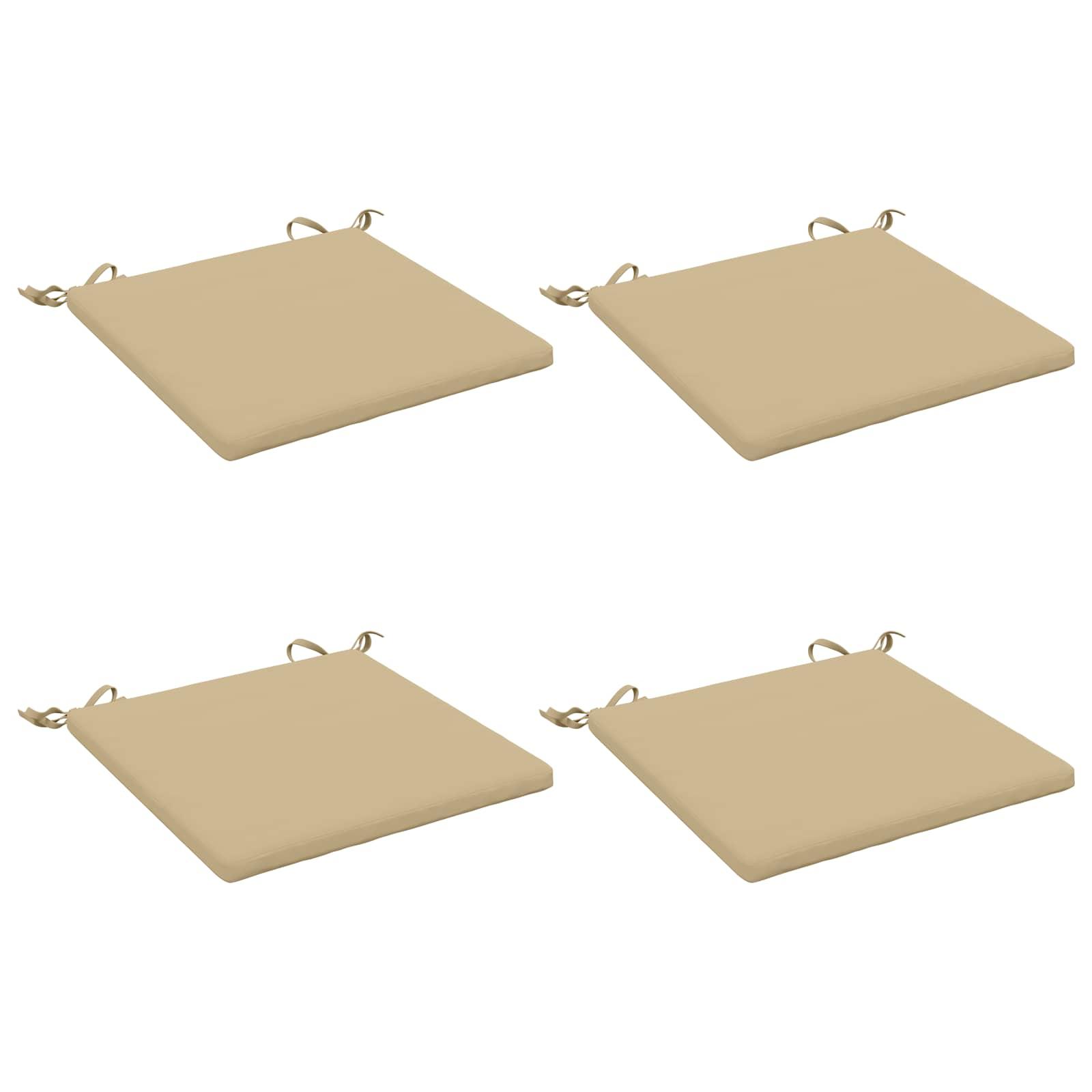 Sædepuder SOEST 4 stk. i 100% polyester - beige