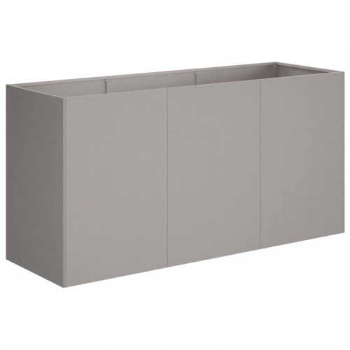 Have blomsterkrukke i cortenstål 120 x 40 x 60 cm - rusten plantekasse