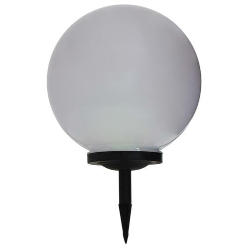 Soldrevne udendørslamper LED 2 stk. 40 cm rund RGB