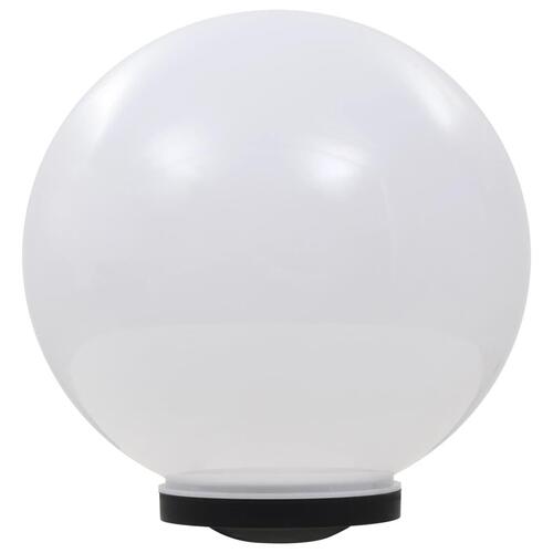 Soldrevne udendørslamper LED 2 stk. 40 cm rund RGB