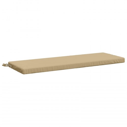 Bænkpude SOEST i polyester beige 100 x 40 x 5 cm