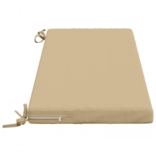 Bænkpude SOEST i polyester beige 100 x 40 x 5 cm