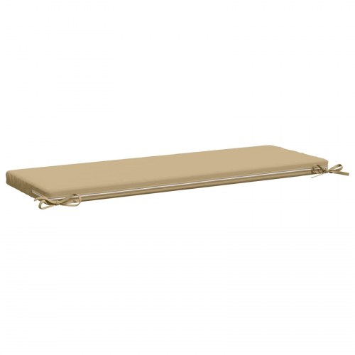 Bænkpude SOEST i polyester beige 100 x 40 x 5 cm