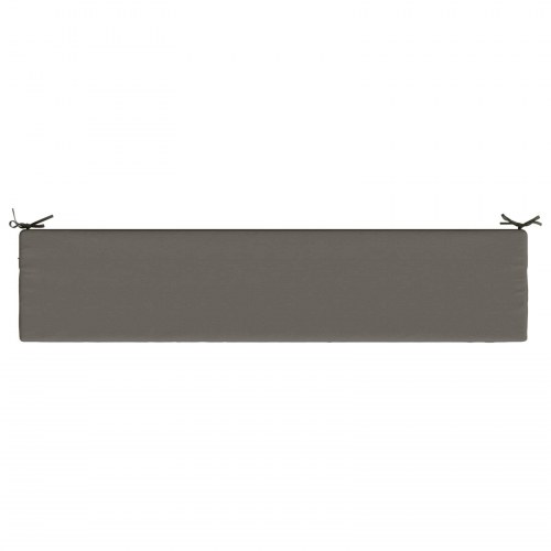 Bænkpude SOEST i grå 170 x 40 x 8 cm - 100% polyester
