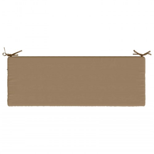 Bænkpude SOEST 100% polyester gråbrun 110 x 40 x 5 cm