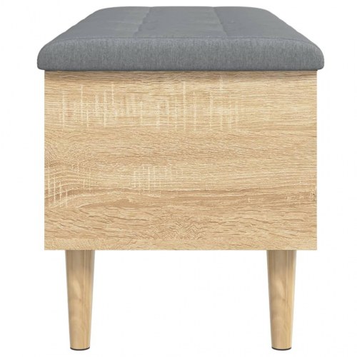 Skobænk med opbevaring 102 x 42 x 46 cm i sonoma-eg
