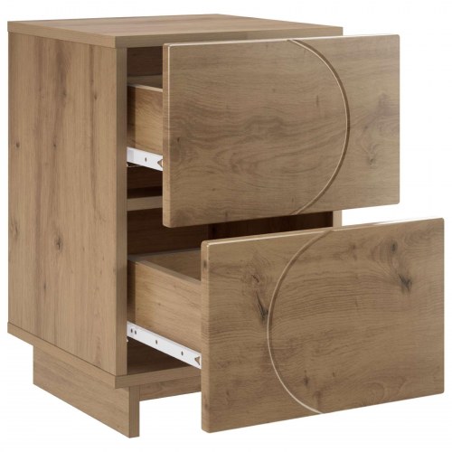 Natskabe 2 stk. i artisan-eg 33,5 x 34,5 x 50 cm