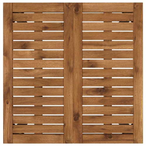 Have spisebord naturfarvet og sort 60 x 60,5 x 75 cm