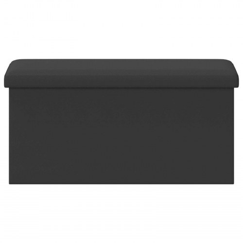Foldbar opbevaringsbænk grå 80 l 77 x 38 x 38 cm