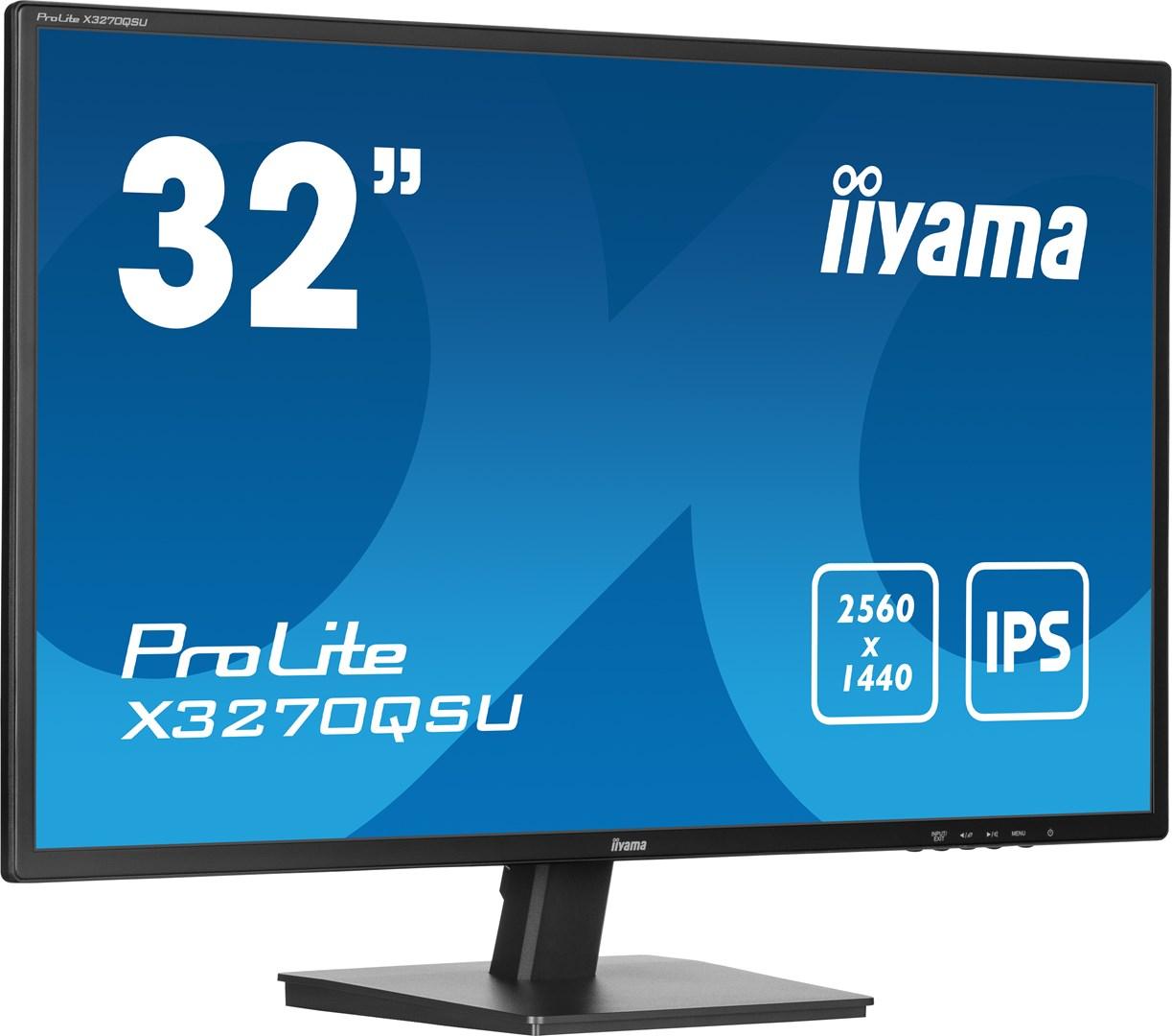 iiyama ProLite X3270QSU-B1 31,5" WQHD skærm