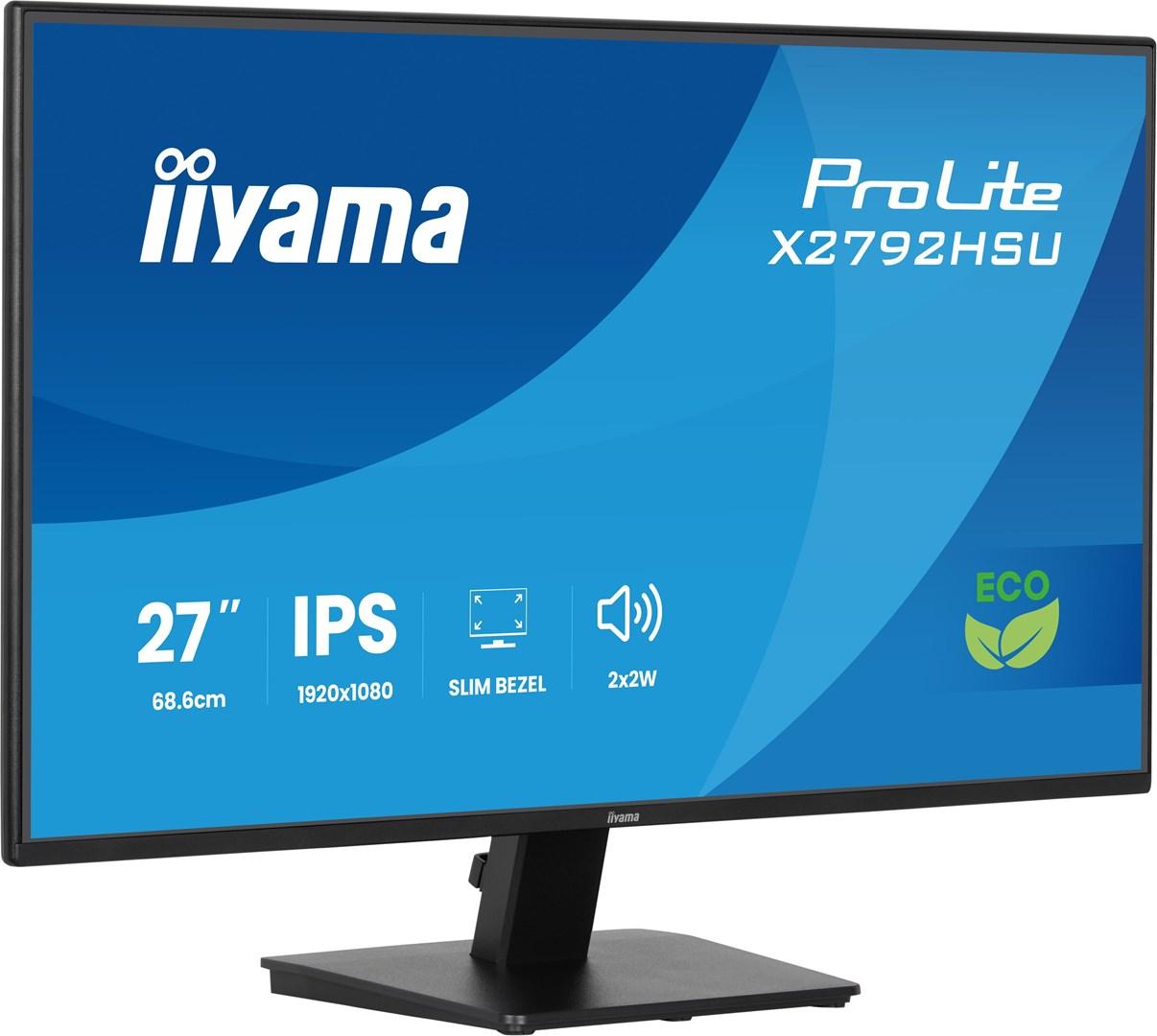 iiyama ProLite X2792HSU-B1 27" Full HD IPS skærm - sort