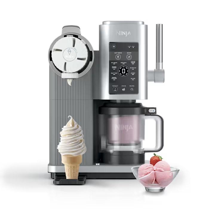 Ninja CREAMi Soft Serve ismaskine 0,47 l 800 W grå/sølv