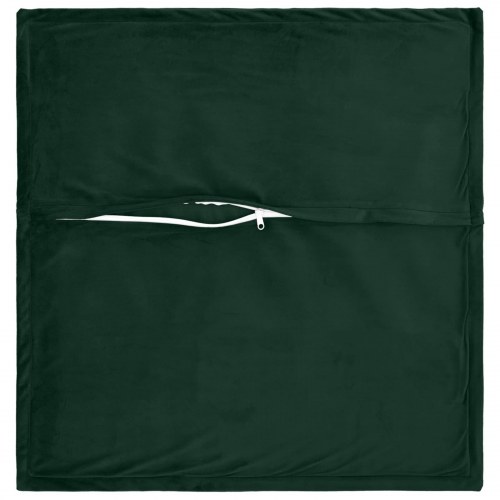 Pyntepuder HOUTEN 2 stk. 55 x 55 cm mørkegrøn fløjl
