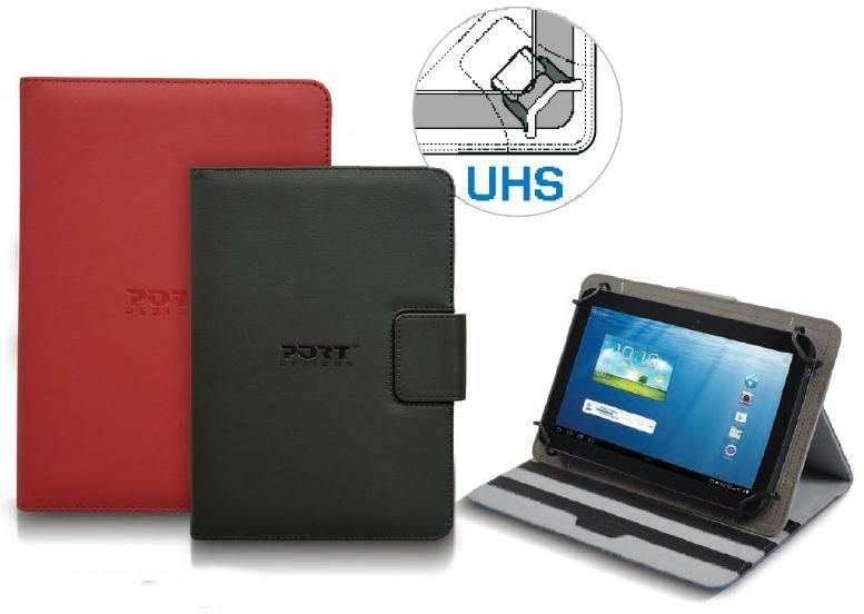 PORT DESIGNS MUSKOKA universelt tablet etui 10,1" flipcover - sort