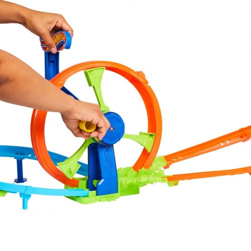 Hot Wheels Action Rapid Launch & Loop bilbane med loop og 1 bil