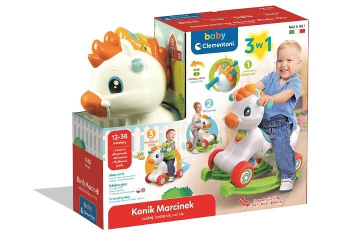 Clementoni Baby interaktiv hest Marcinek 3-i-1