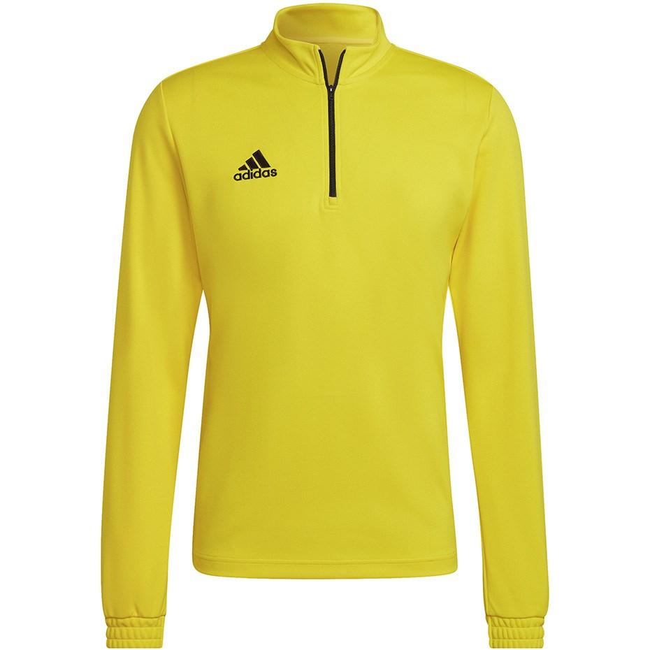 adidas Entrada 22 træningstrøje med kort lynlås gul XL