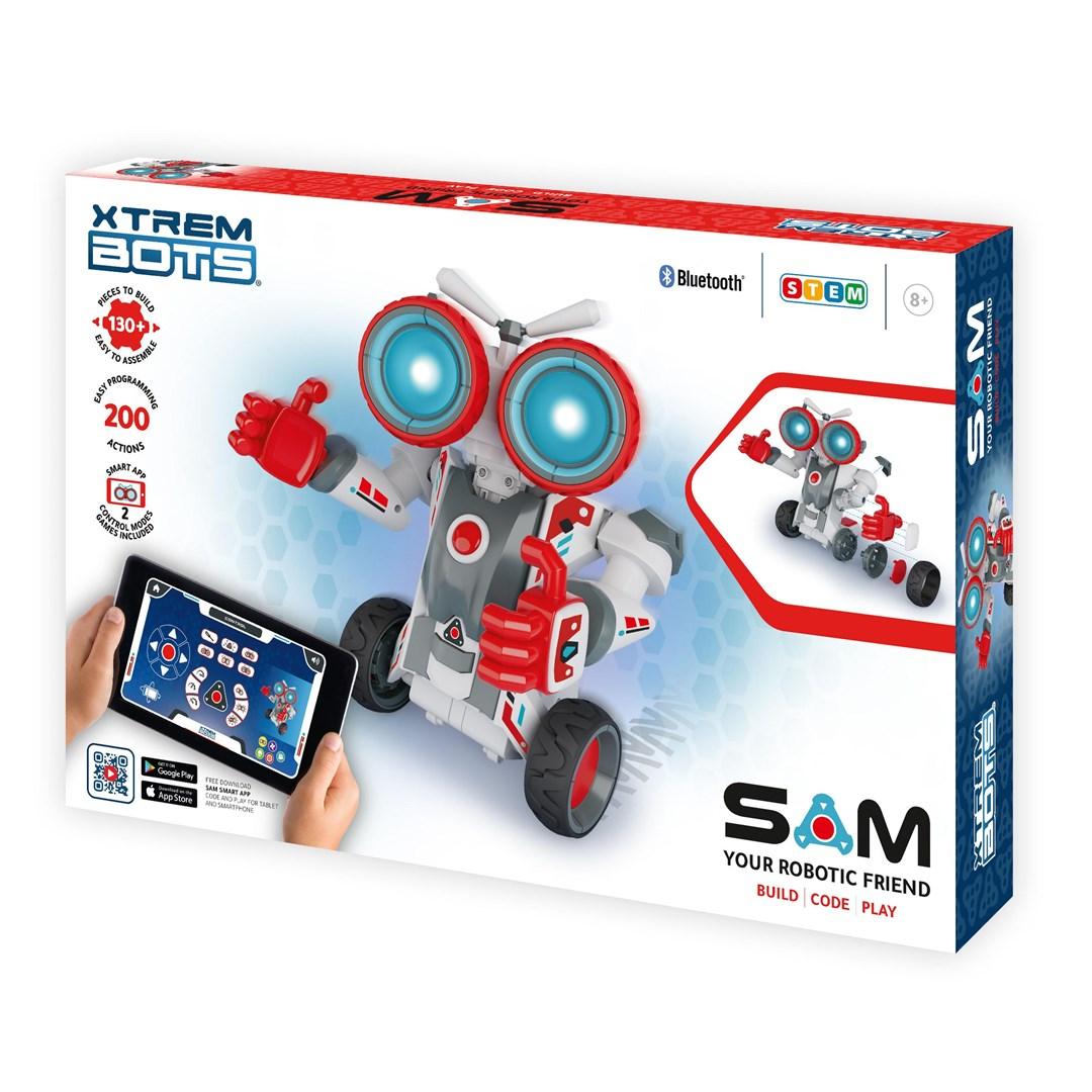 Xtrem Bots Sam robot byggesæt med app-styring