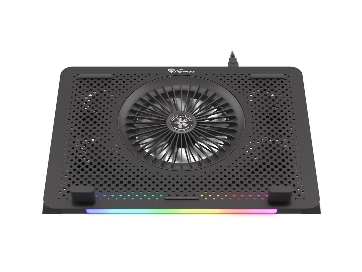 GENESIS Oxid 450 køleplade til laptop 15,6" sort