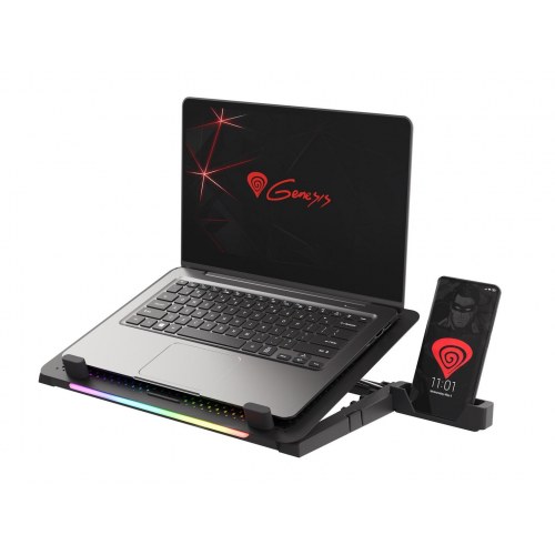 GENESIS Oxid 450 køleplade til laptop 15,6" sort