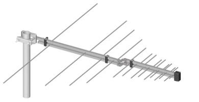 Dipol ATK-LOG/5-12/21-60 log-periodisk TV-antenne