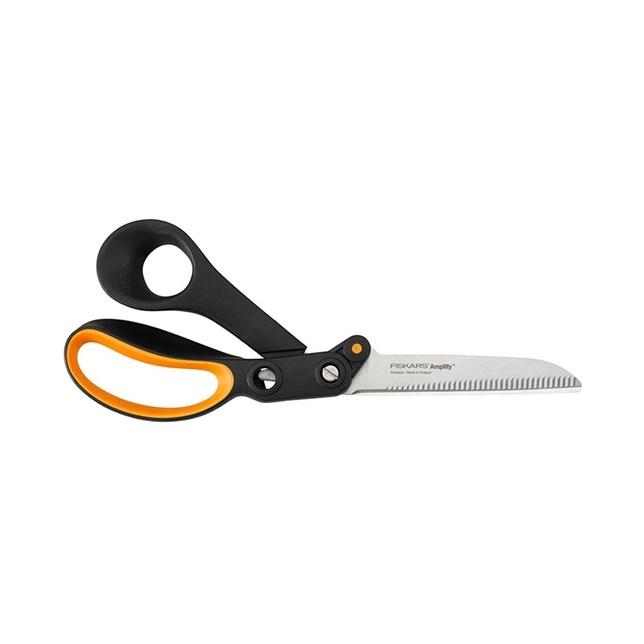 Fiskars køkkensaks 30 cm universal - sort/orange