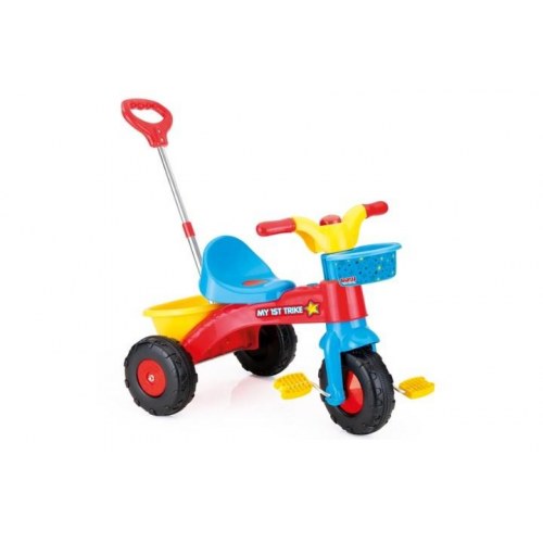 Dolu My First Trike trehjulet børnecykel med skubbehåndtag