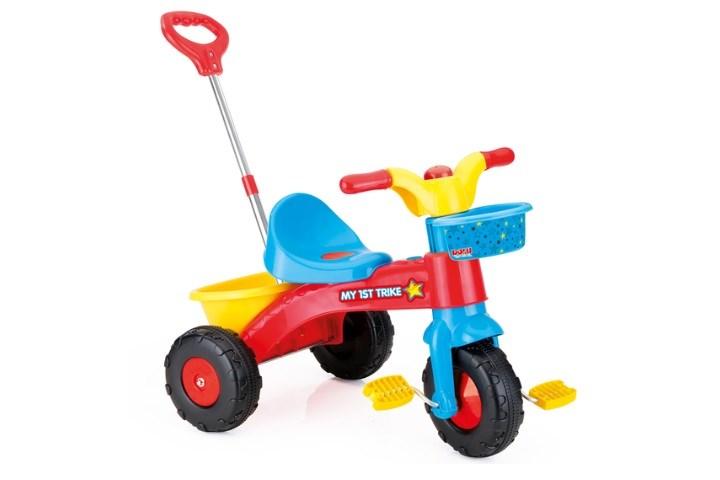 Dolu My First Trike trehjulet børnecykel med skubbehåndtag