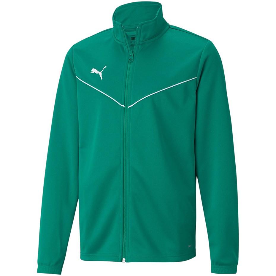 PUMA teamRISE træningsjakke junior grøn 164 cm