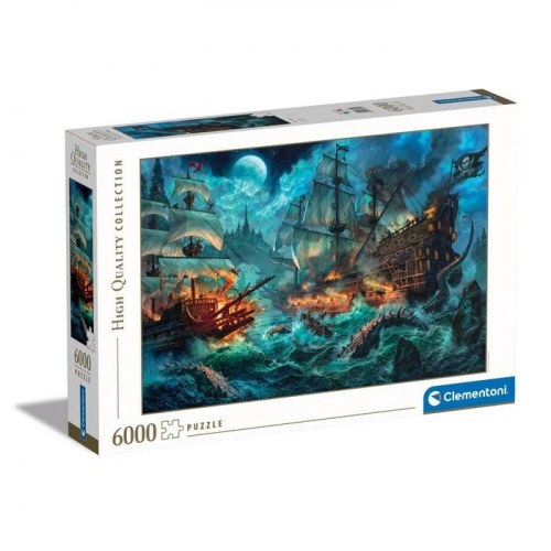 Clementoni 6000 brikker puslespil Pirate Battle