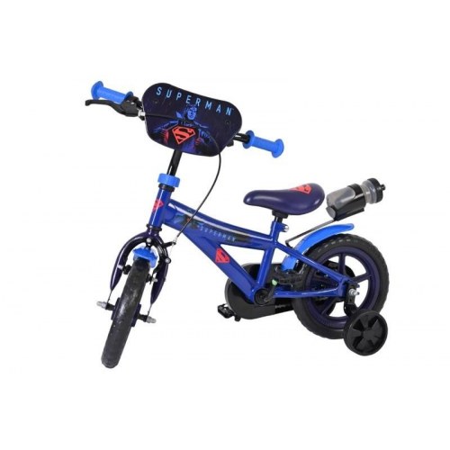 Superman børnecykel 12 tommer blå