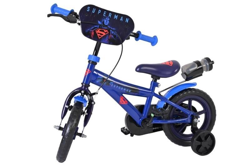 Superman børnecykel 12 tommer blå